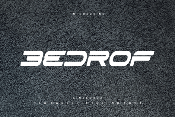 Bedrof: A Bold and Beautiful Display Font