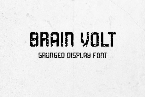 Brain Volt: A Bold Font for Dynamic Design Workflows