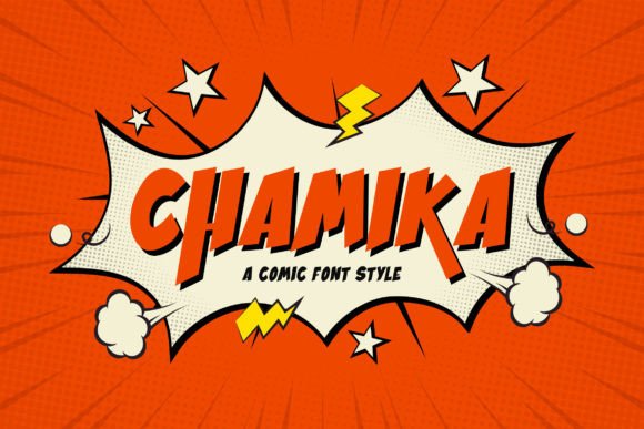 Chamika: A Sweet and Simple Comic Display Font
