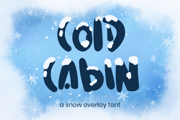 Cold Cabin: A Bold Winter Font for Creative Projects