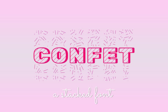 Confet: A Stylish Font for Creative Expression