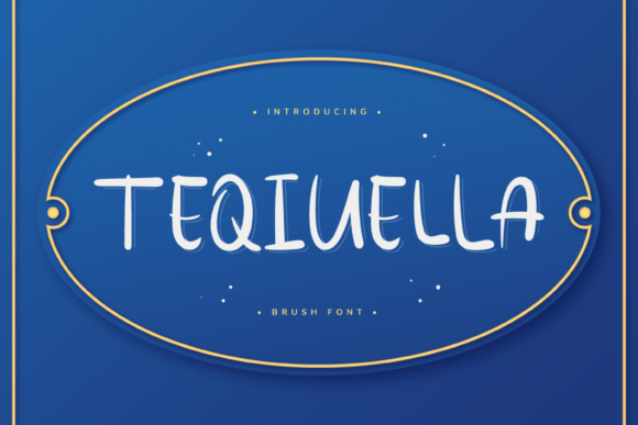 Discover the Power of Teqiuella: A Unique Brush Display Font for Creative Projects