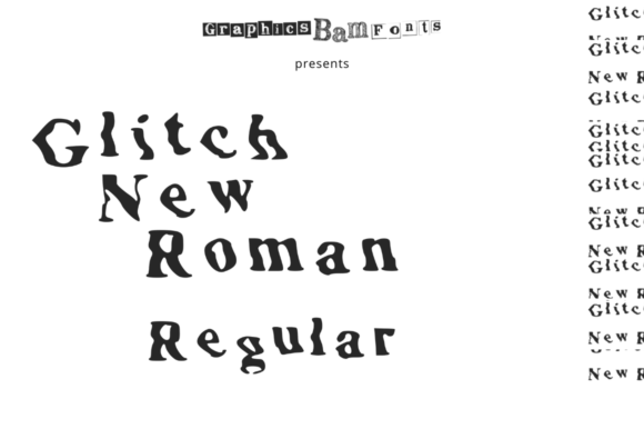 Glitch New Roman Regular: A Bold, Distorted Typeface for the Digital Age