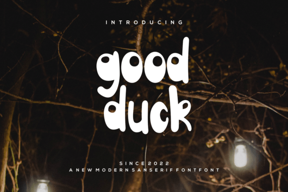 Goodduck: A Playful and Classy Display Font for Modern Design
