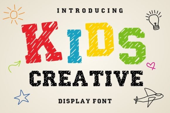Kids Creative: A Friendly Font for Every Creative Project