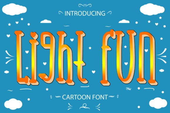 Light Fun: A Playful Font for Creative Expression