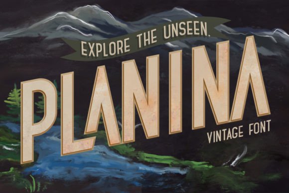 Planina: A Bold and Stylish Font for Creative Expression