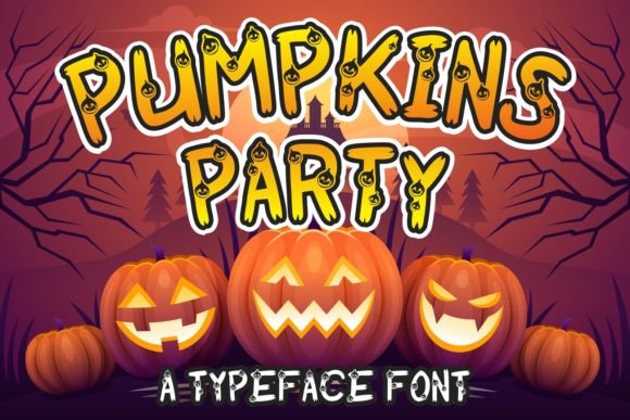 Pumpkins Party: A Halloween-Themed Font for Spooky Style