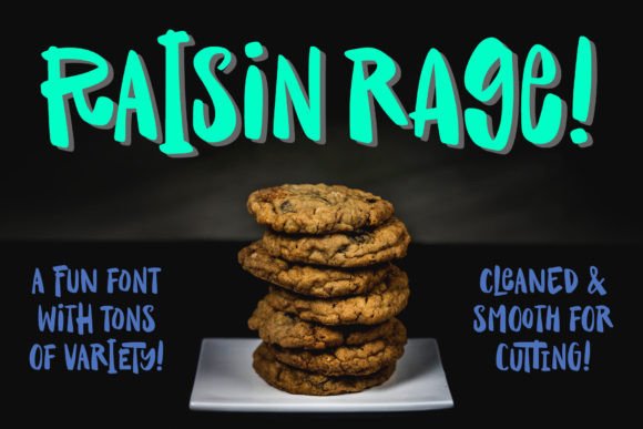 Raisin Rage: A Font That Captures the Bitter-Sweet Bite of Disappointment