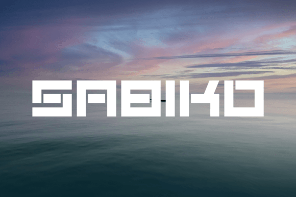 Sabiko: A Bold Display Font for Every Brand