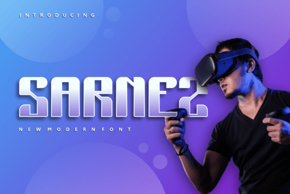 Sarnez: A Bold and Stylish Display Font