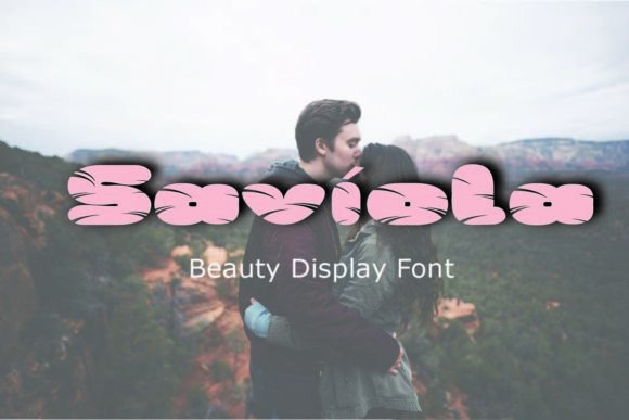 SAVIOLA – MODERN DISPLAY FONT WITH ALL CAPS STYLE AND BOLD