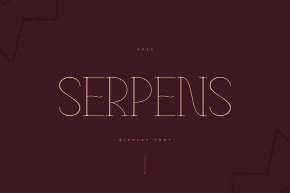 Serpens: A Minimalist Font for Elegant Design
