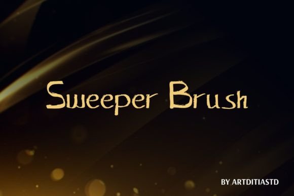 Sweeper Brush: A Whimsical Font for Modern Branding